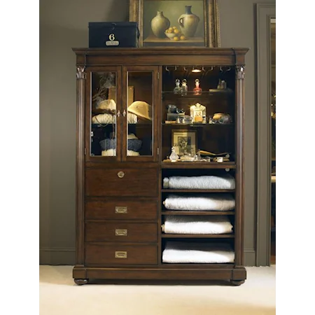 Markham Bar Cabinet with Wine Racks